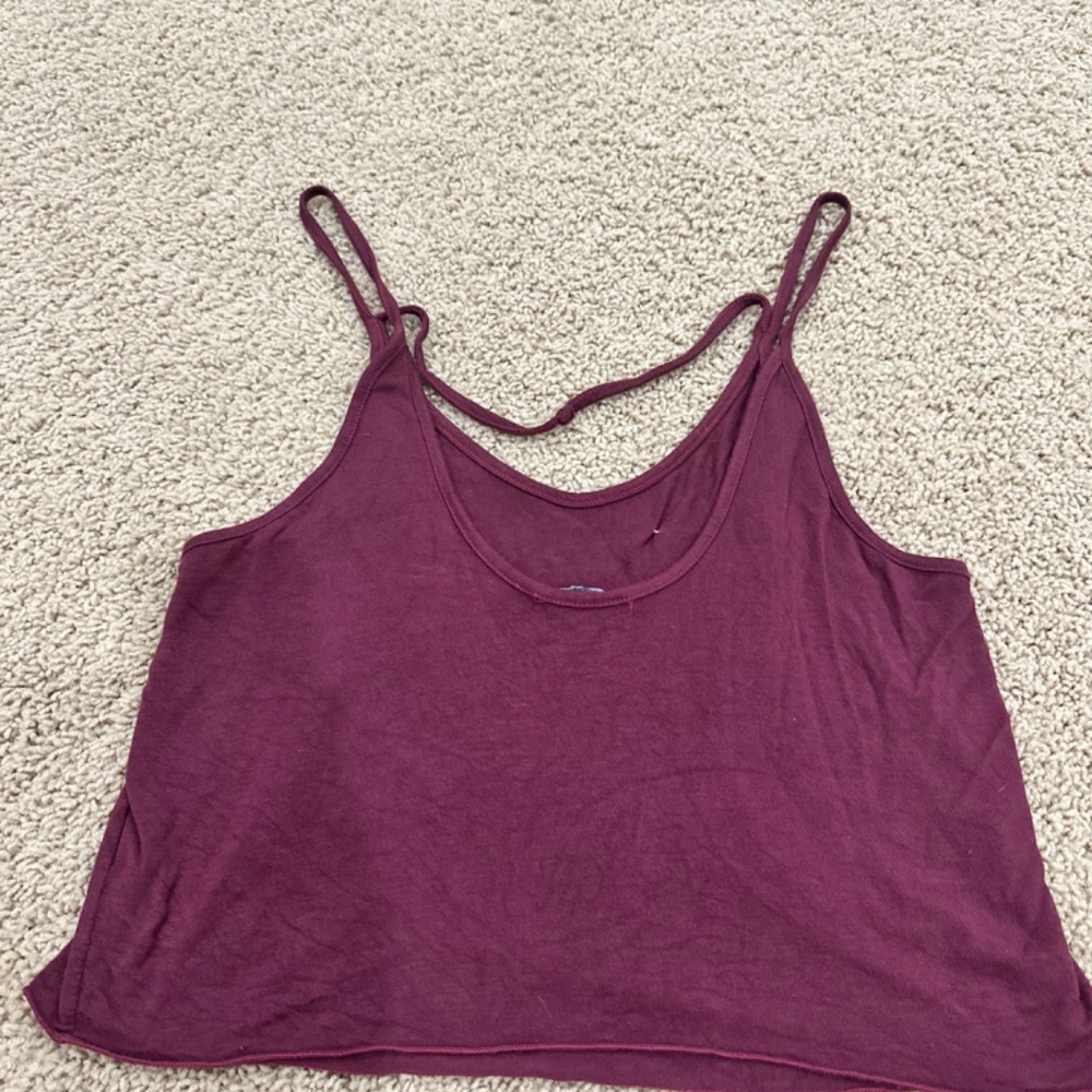 maroon brandy melville tank - Picture 3 of 3